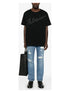 BALMAIN FLOCKED LETTER LOGO T-SHIRT